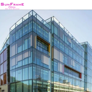 Stick type curtain wall expanded mesh facade top company