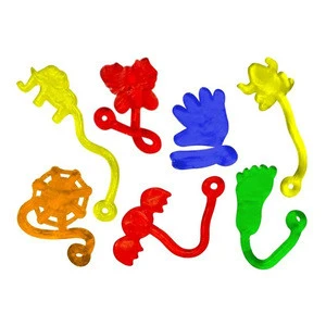 Stretchy Sticky Toys Mix for Vending Machine - Assorted Colors Mini Sticky Toy for Kids