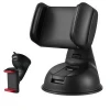 Suction Cup Dashboard Car Phone Mount with PU adhesive Universal Cell Phone Holder for Dashboard and Windshield for iPhone