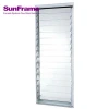 Sun Frame Best price shutter supplies customized aluminium glass louver window