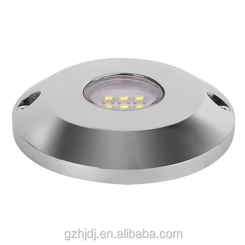 Surface flat LED stainless steel swimming pool light RGB