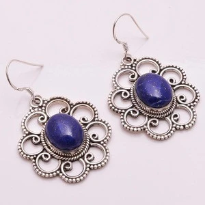 Surpassing Lapis Silver 925 Sterling Silver Earring, Fashion Silver Jewelry, Fine Silver Jewelry