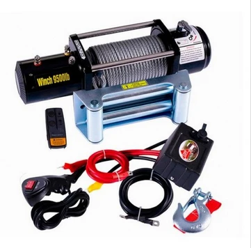 SUV 8000lbs 4x4 12V off road electric winch with synthetic rope / wire rope