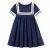 Import Sweet pure cotton girls dress 2021 summer new childrens skirt summer childrens wear from China