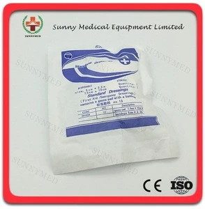 SY-L054 Medical consumables wound standard dressings first aid plain gauze pads