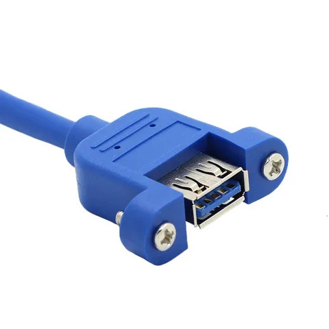 Taipuxi Usb 3.0 5Gbps Usb Extension Cable With Screw Female To Female Data Cable