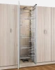 tall pull out metal organizer shelves kitchen pantry units with soft close slide