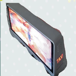 Taxi Top P4 P5 LED Digital Display Full Color 3G WIFI GPS Outdoor Taxi Top Moving Advertising Billboard