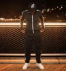 Tech Fleece Tracksuit with Reflective Web and Custom Logo Unisex Athletic Jogging Suit Printed Men Summer Shirt Short Sets