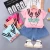 Import The butterfly sleeves children clothes T-shirt baju anak girls clothing set from China