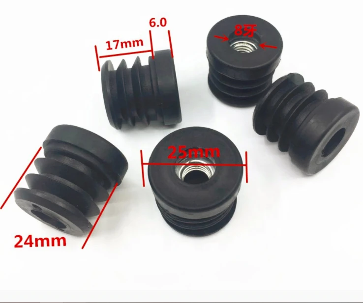 Threaded rubber sleeve dipped PVC rubber cap plastic dust cap insulated screw protective sleeve