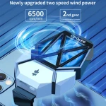 TISHRIC Universal Mobile Phone Cooler For Cell Phone Fan Heat Sink Game Cooling Air Cooler