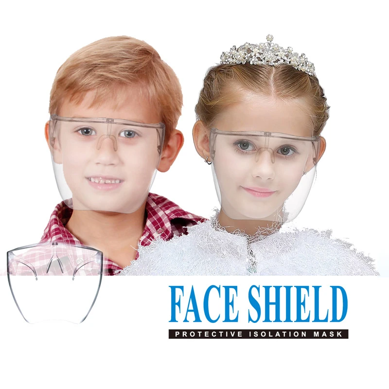 Tongee Factory Supply Nice Quality Safety Clear Children Protective Face Shield For Kisd