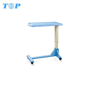 TOP-M6001 Hospital Patient Side Tray Tables With Wheels For Sale
