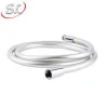 Top quality Luxury silver shiny smooth PVC shower hose plumbing hoses