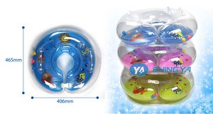 Top quality promotional inflatable baby neck ring, infant swim float neck ring