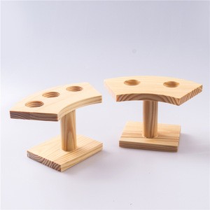 Top Quality Wooden Cone Sushi Stand Holder for Sushi Roller Ice Cream Display