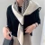 Import TOTEME 100% silk stripe wild temperament large square scarf classic two-color scarf shawl from China