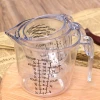 Transparent plastic measuring cup (600ml) baking measuring cup