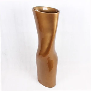 trumpet other gold plated vase