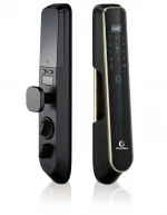 tuya wifi app biometric fingerprint door handle digital smart door lock