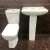 Import Two Piece Water Closet Ceramic Sanitary Ware 2 Piece Toilet Seat with Wash Basin Lavabo Sink Stand Pedestal Set from India