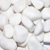 Un-Polished White Pebbles for Landscaping and decoration
