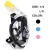 Import Underwater Diving Mares Stream Dry Snorkel Set Swimming Training Scuba Mergulho Full Face Mask New Anti Dropshipping from China