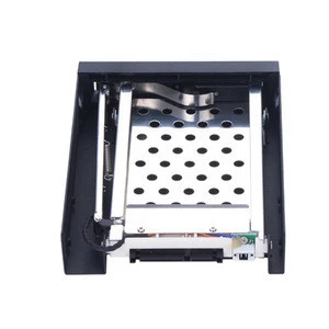 Unestech T2510 Single 2.5in hard Drives for 3.5In  Hot Swap Aluminum Case Sata hdd enclosure located in Floppy Bay of PC