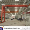 Unique 20 ton workshop rail mounted semi gantry crane