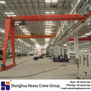Unique 20 ton workshop rail mounted semi gantry crane