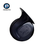Unique Bargains 2 Pcs DC 12V 105dB Black Plastic Metal Snail Shaped Compound Horn Trumpet