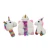 Import Unique Design With Squeaker Factory Direct Price White Pink Interactive Cute Unicorn Plush Toys For Dogs from China