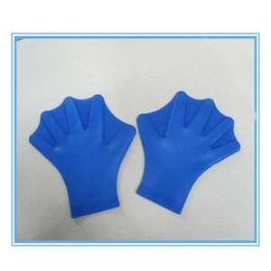Unisex Swim Training Durable and Waterproof Silicone Swimming Gloves