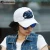 Import Unisex white sports cap,serging embroidered baseball cap,washed leisure headwear from China