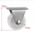 Import Universal 1.5 inch white pp directional caster plastic wheel bed furniture caster wheel from China