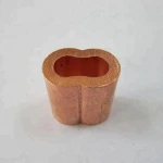 U.S. Type Self-color Copper Sleeves Hourglass Wire Rope Ferrule Copper Ferrule