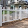 UV Protected PVC Picket Garden Fence, Vinyl Picket Fence, Plastic Outdoor Picket Fence