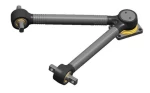 V torque rod for heavy duty trucks