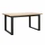 Import Vintage Rectangular Solid Wood Metal Frame Dinning Table Computer Writing Reading Study Coffee Table from China