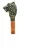 Import Walking Stick Cane w/Wolf Face Handle  Walking Stick from India