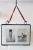 Import wall hanging glass photo frame, kiko glass frame from India