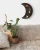 Import Wall Mounted Moon Shelf Wooden Floating Shelves Hanging Storage Display Shelf Home Wall Decor for Living Room Bedroom Bathroom from China