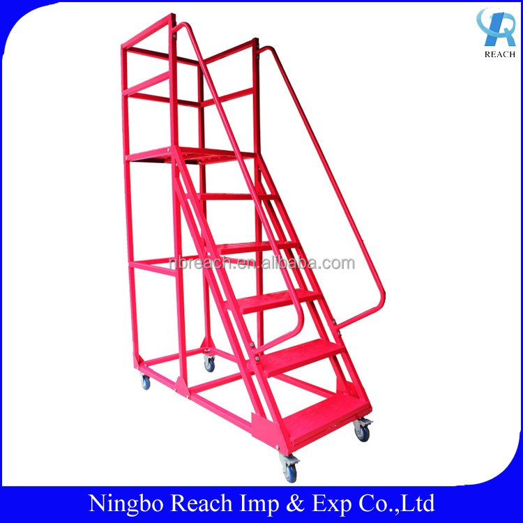 Engineering Store Rack Ladder Buy Warehouse 3-13 Steps Steel Rack Ladder,safety Step Ladders With ...
