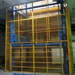 Warehouse elevator for delivery goods guide rail cargo lift work platform good quality goods lift