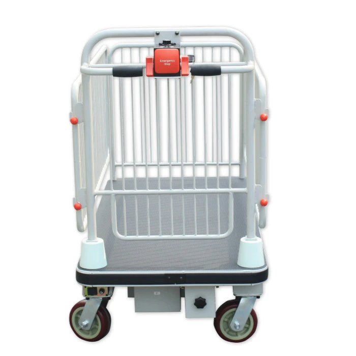 warehouse material electric handling industry apply transporthigh performance motorized battery hand trolley powered