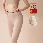 Warm Leggings Sports Pajama Pants Solid High Waist Trample Feet Windproof Skin Friendly Breathable Casual Winter Hot Sale Plush