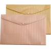 Waterproof Document Folder Envelope File With Snap Button