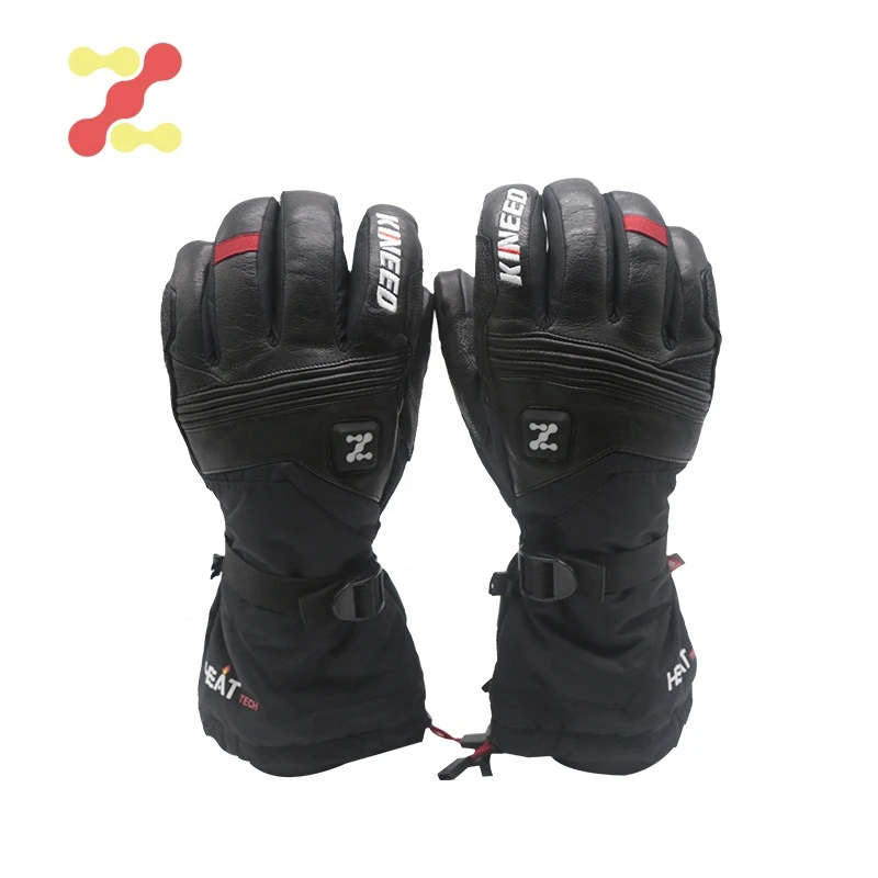 Waterproof electric intelligent temperature control rechargeable lithium battery heated gloves
