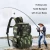 Import waterproof Fishing Tackle Backpack Multifunctional Large Fishing Bag Storage with 4 Trays Tackle Box from China